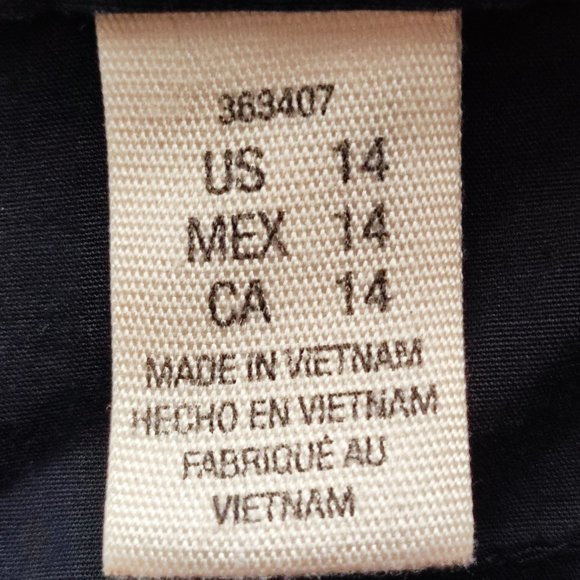 DKNY Jeans cargo short black women's size 14 - Picture 6 of 9